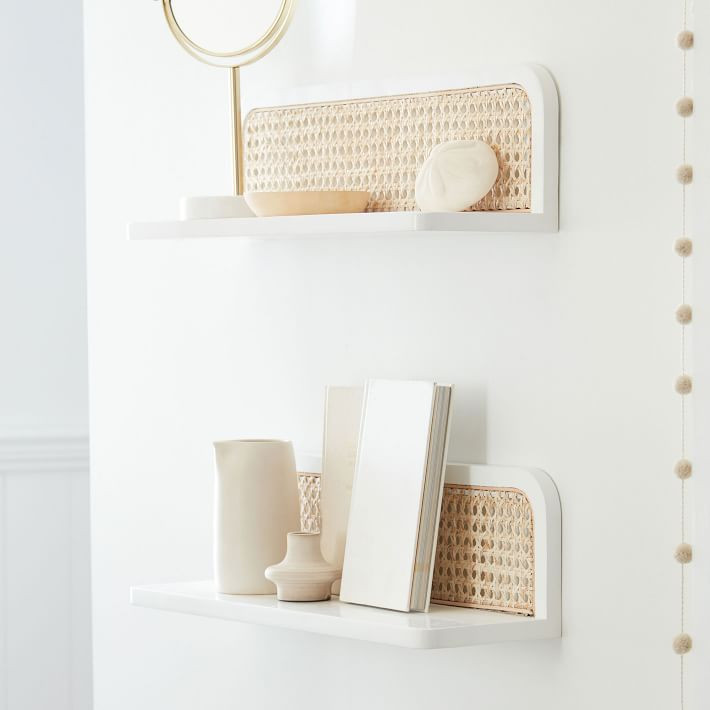 White Cane Shelf | Pottery Barn Teen