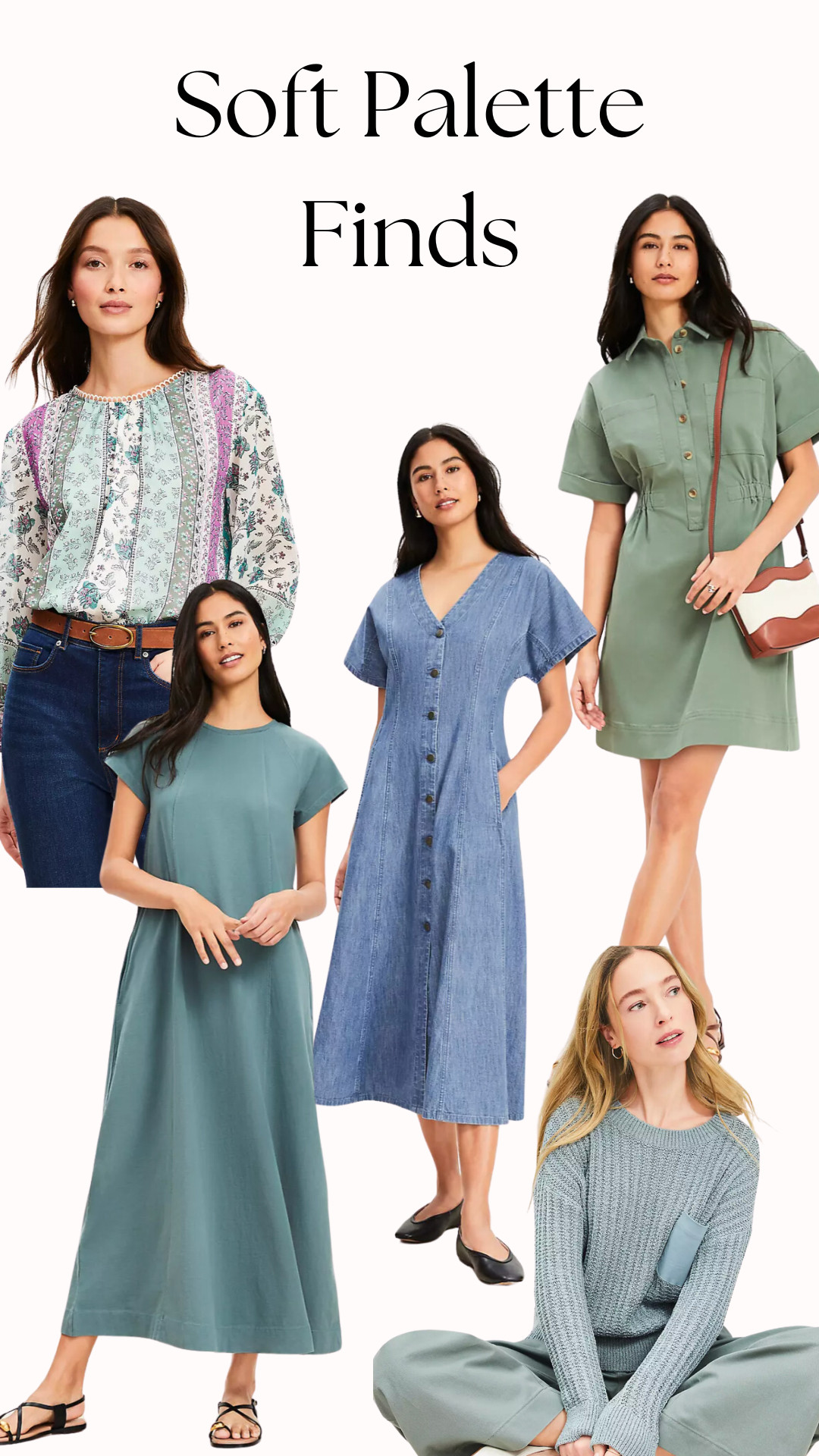 Color Analysis Soft Summer Soft Autumn palette finds at LOFT  

 #LTKSeasonal #LTKStyleTip #LTKWorkwear