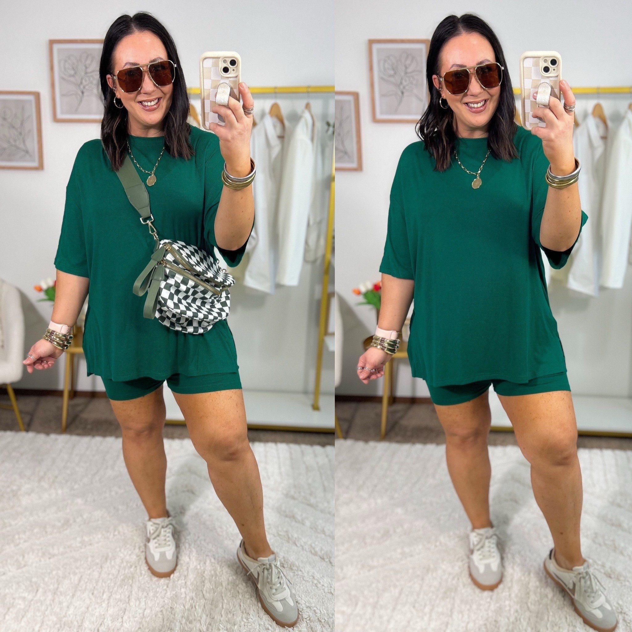 The most comfortable biker shorts set! I wore this one on repeat last summer!  On sale on Amazon! XL! Love this color green.  

#LTKSaleAlert #LTKPlusSize #LTKmomlife