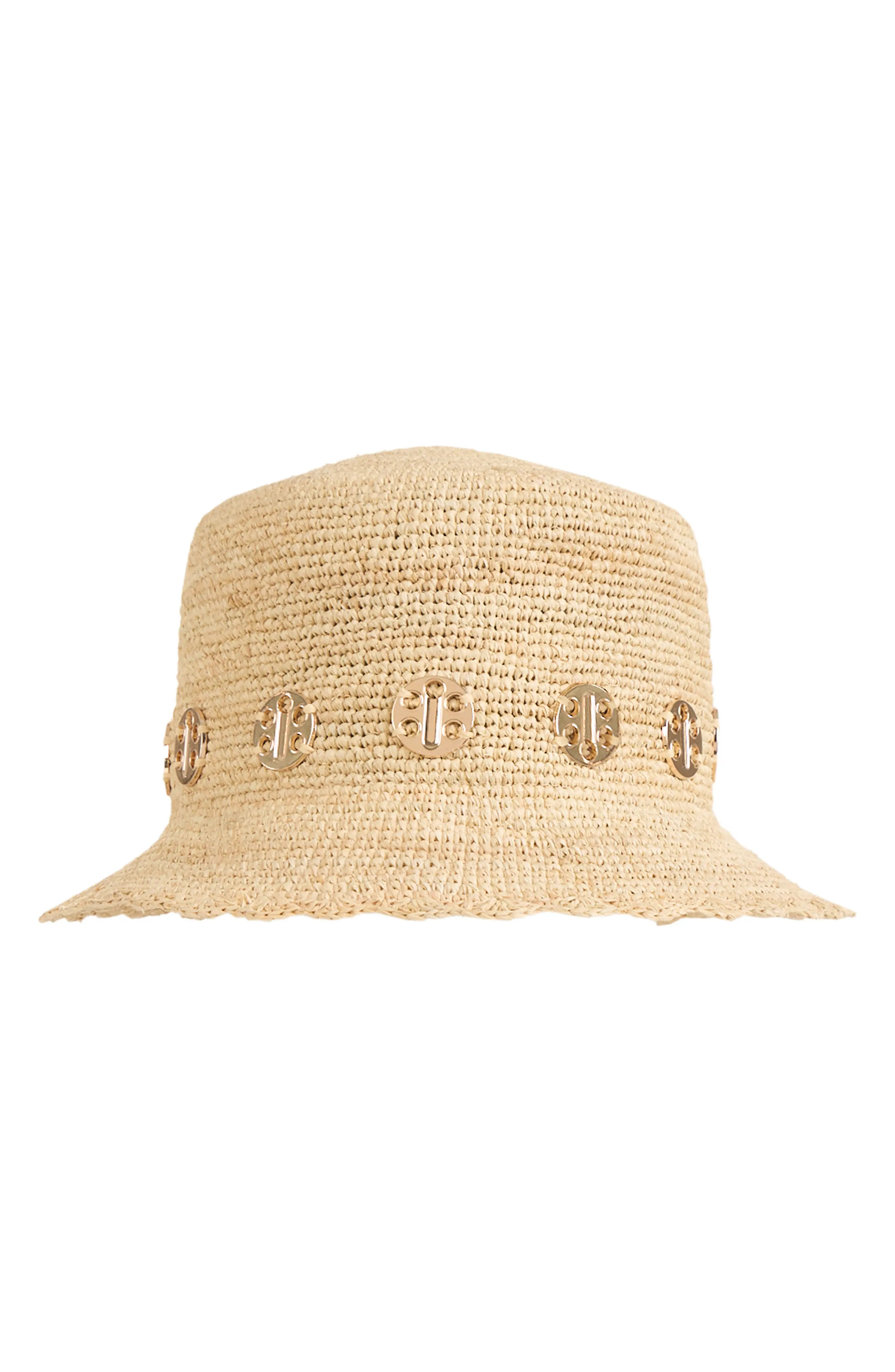 Straw Crochet Trim Bucket Hat (Women) | Nordstromrack | Nordstrom Rack