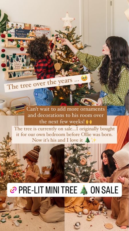 Cutest mini tree for kids or small spaces. This tree is pre-lit and 4ft tall. I’ve had it for five years now and it’s so beautiful. Currently on sale - almost 50% off! 🎄🌲 one of my favorite Christmas trees!

#LTKCyberWeek #LTKSeasonal #LTKHoliday