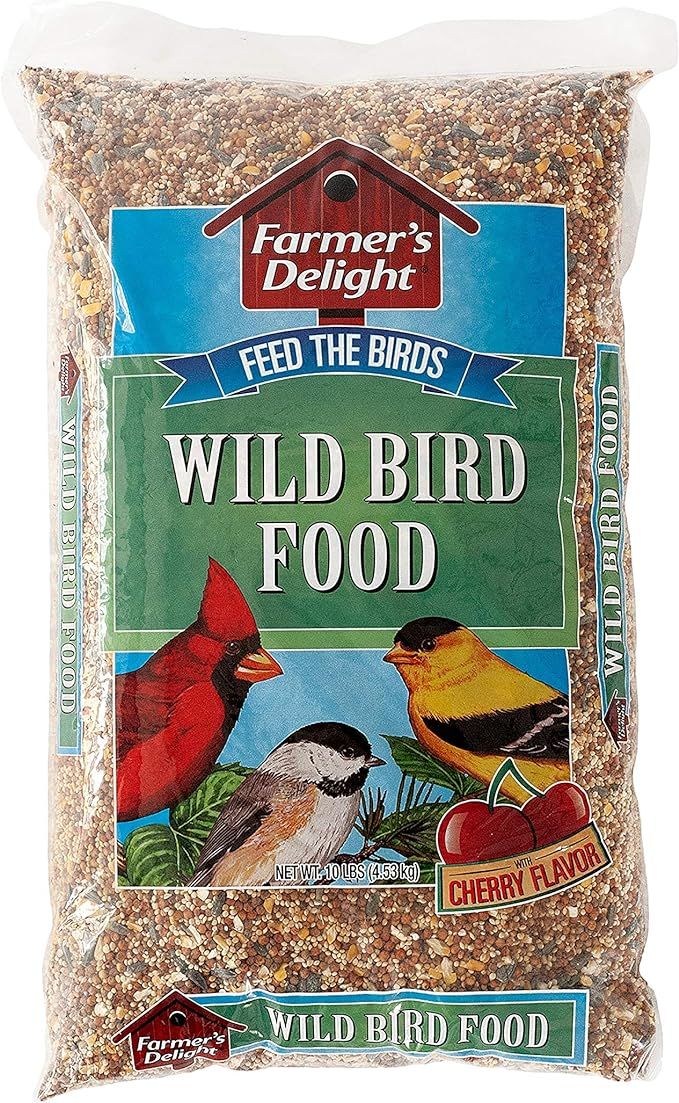 Wagner's 53002 Farmer's Delight Wild Bird Food with Cherry Flavor, 10-Pound Bag | Amazon (US)