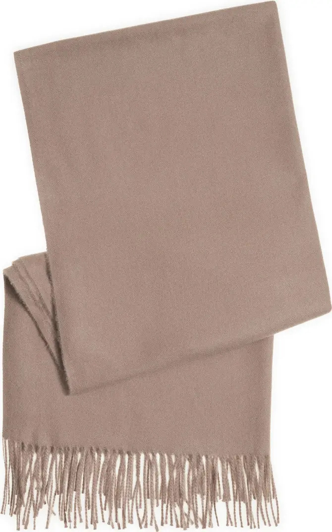 Reversible Two-Tone Fringe Scarf | Nordstrom