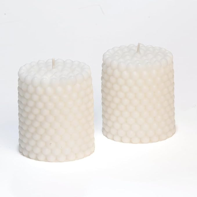 Hearthfire Hygge Bubble Candle Soy Candle Sets | Unscented Bubble Candles Aesthetic | 25-Hr Burn Tim | Amazon (US)