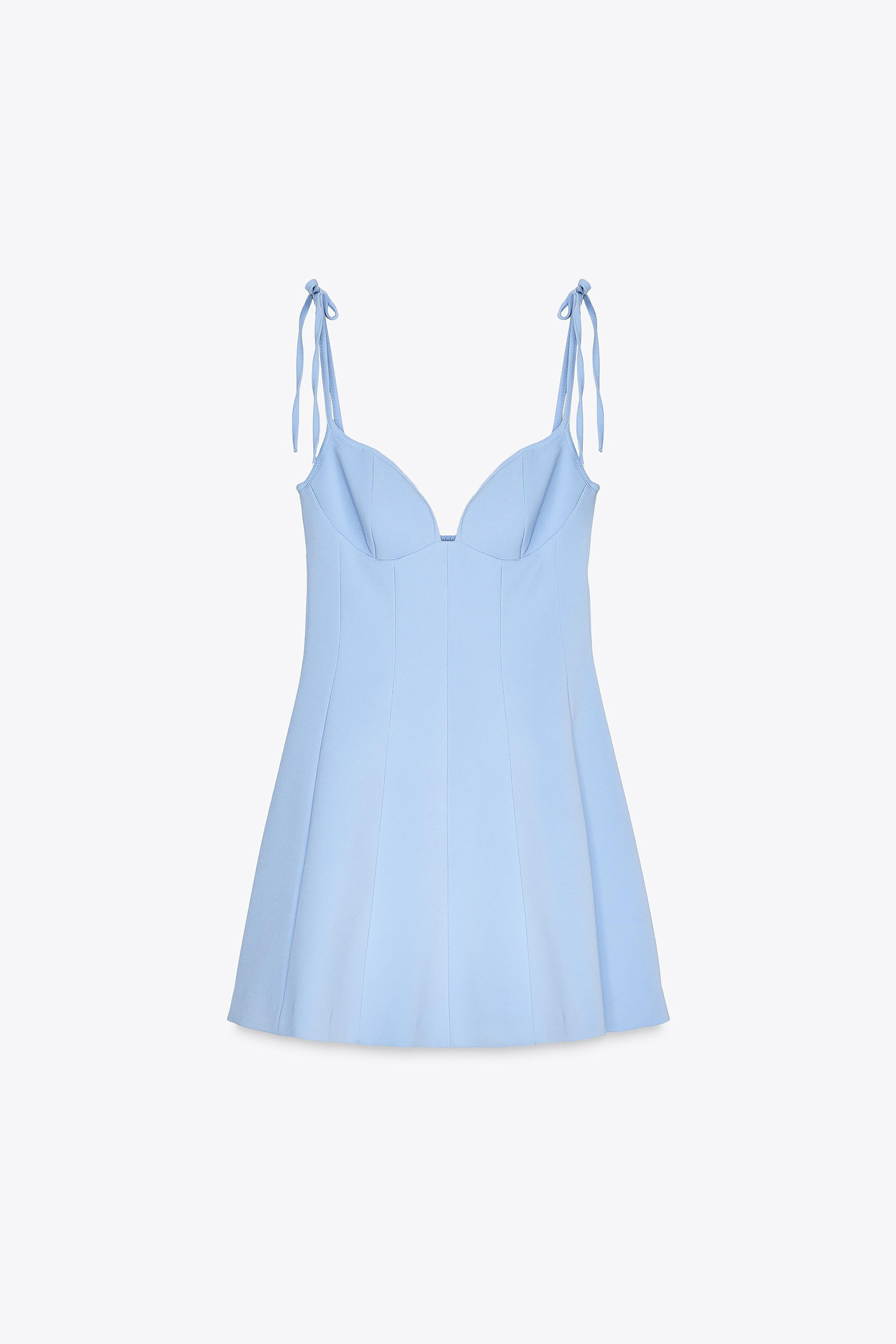 SHORT DRESS WITH BOWS | Zara US