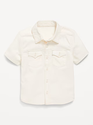 Short-Sleeve Pocket Shirt for Toddler Boys | Old Navy | Old Navy (US)