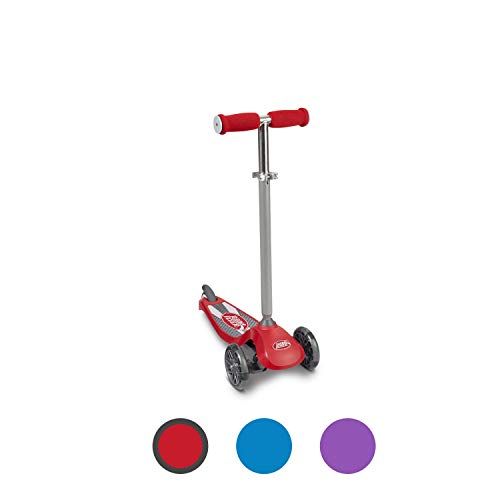 Radio Flyer Lean 'N Glide Scooter with Light Up Wheels Vehicle, Red | Amazon (US)