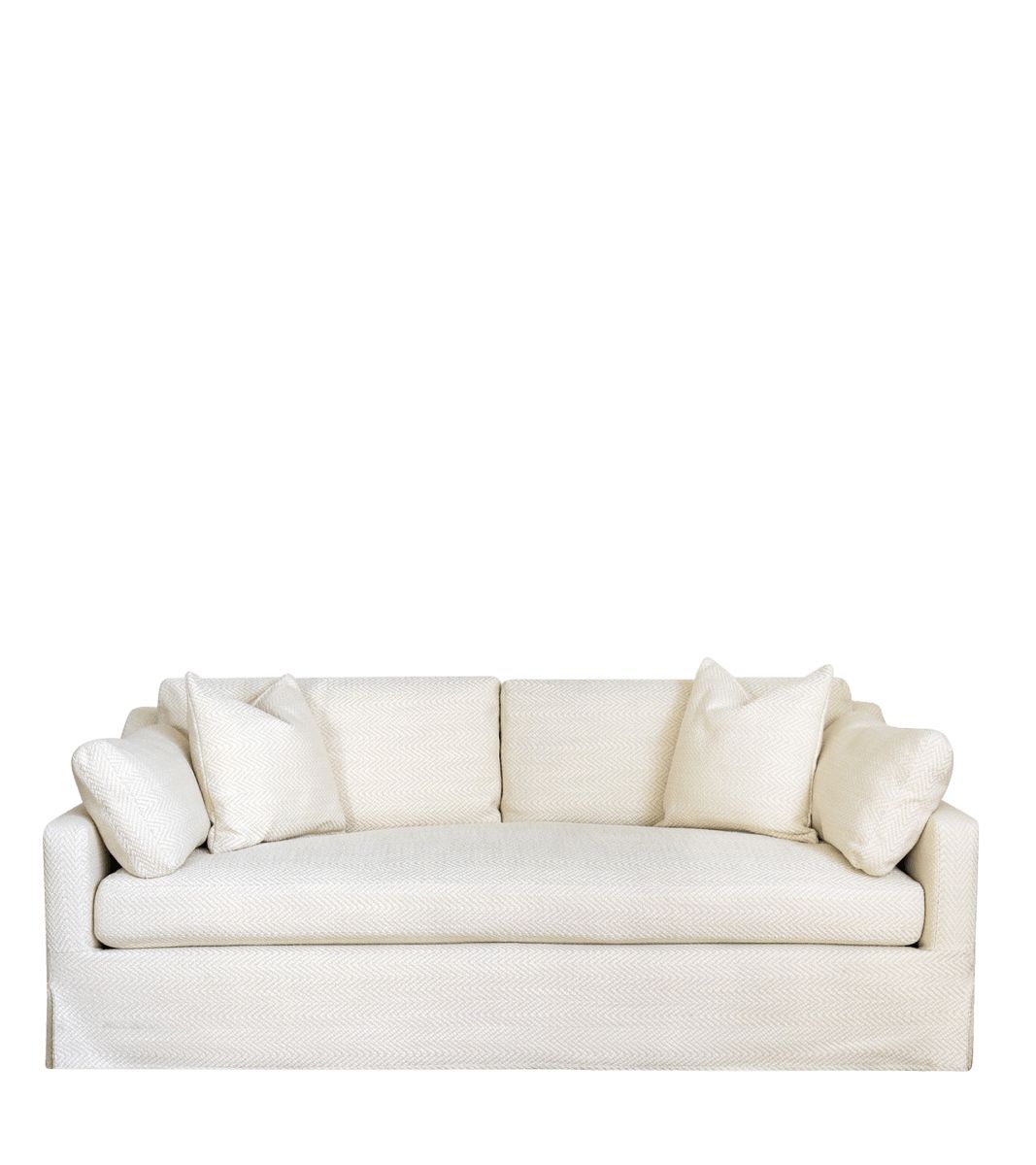 Bernard 8' Sofa - Cream | OKA US