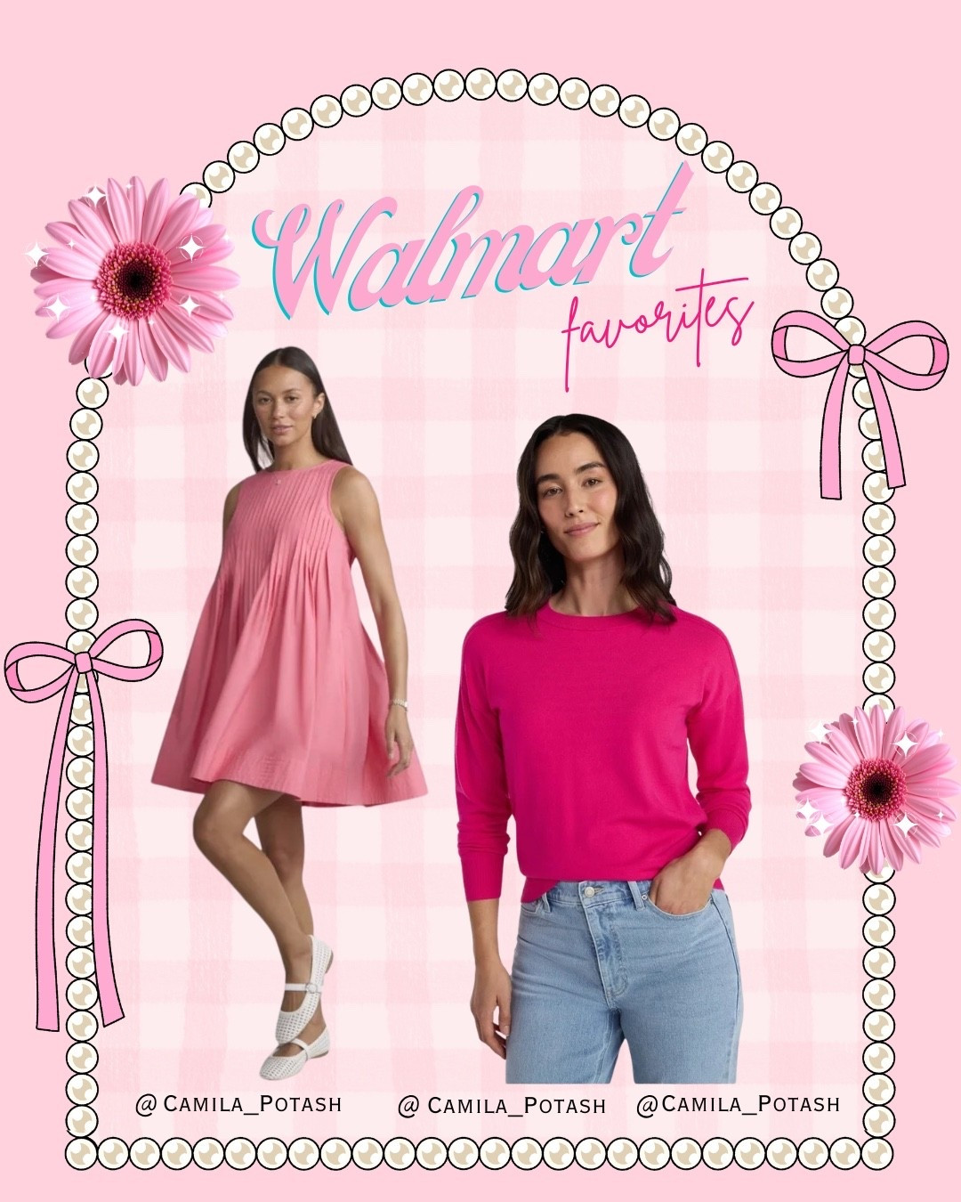 Pretty in pink… but make it effortless and Walmart-budget friendly 💗✨

I’m always on the hunt for pieces that feel feminine, polished, and easy to style, and these Walmart finds are exactly that. Whether you’re looking for a cute everyday outfit or something simple and chic for warmer days, these pieces are perfect staples to have in your closet.

🌸 Pink pleated swing dress
This dress is such a dreamy piece. The pleated detail on the top gives it a soft, elevated look while the flowy silhouette makes it comfortable and flattering. It’s the kind of dress you can throw on and instantly look put together. Pair it with ballet flats, sandals, or even sneakers for a casual summer outfit.

💖 Bright pink sweater top
This sweater is the perfect pop of color. The vibrant pink shade instantly brightens up any outfit and looks amazing paired with denim. It’s lightweight enough to wear during transitional seasons and easy to style with jeans, skirts, or shorts.

✨ How I’d style these pieces:
• Pair the dress with ballet flats for a feminine everyday look
• Add a cardigan or denim jacket for layering
• Style the pink sweater with light wash jeans and neutral flats for a chic casual outfit

I love finding affordable fashion at Walmart that looks elevated but still feels comfortable and wearable. These are the kind of pieces you’ll reach for again and again.

Both pieces are linked in my LTK.


Walmart fashion finds
Walmart clothing haul
Walmart dress finds
pink pleated dress women
Walmart pink dress
Walmart sweater women
bright pink sweater outfit
Walmart outfit ideas
affordable women’s fashion
cute Walmart clothing
girly aesthetic outfits
spring summer outfits women
casual chic outfits women
budget friendly fashion finds
LTK Walmart finds
Walmart style inspiration
trending Walmart clothing
cute everyday outfits women

#LTKmomlife #LTKSaleAlert