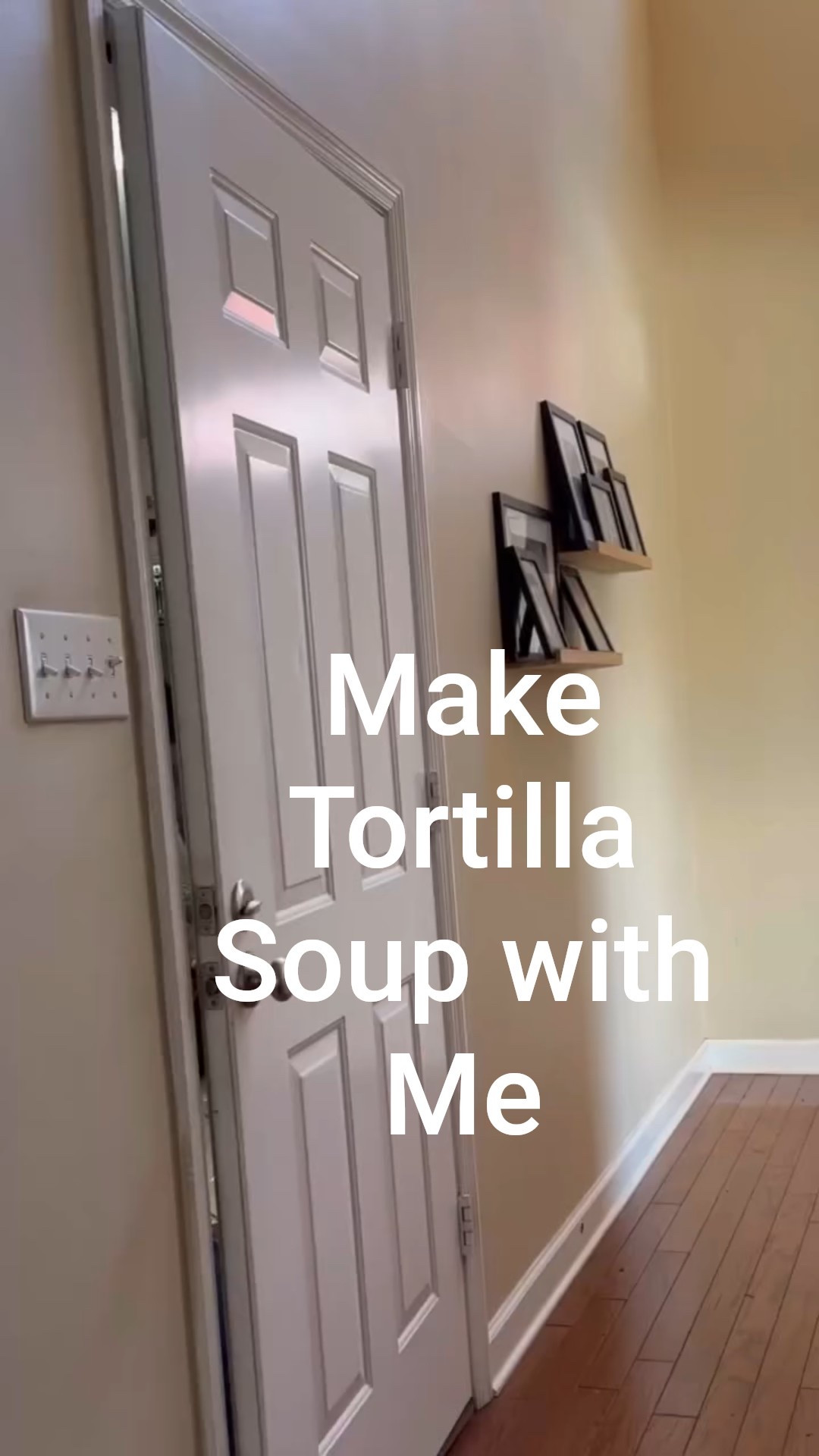 This is the soup I want when I’m sick or even when I’m not sick. My favorite local Mexican restaurant makes it so good and this is my recreation plus a few more veggies cause we’re trying to boost immune systems here with a dose of vitamins. It freezes so well too so I always have some on hand.

1 rotisserie chicken 
1 onion diced
 1 tbsp mixed garlic
1 jalapeno diced
28 oz crushed tomatoes 
4 cups chicken broth
1 can corn
1 can black beans
2 tbsp cumin
1 tbsp chili powder 
Salt & pepper

Toppings:
Tortilla strips
Avocado
Jalapeno 
Cilantro
Mozzarella cheese

Sauté the onion, jalapeno, and garlic until soft
Add crushed tomatoes, broth, corn, beans, and spices. 
Let simmer for 20 minutes 
Add the shredded chicken 
Serve with your favorite toppings 

#soupseason #tortillasoup #sickseason #soup #homemaker #homemade