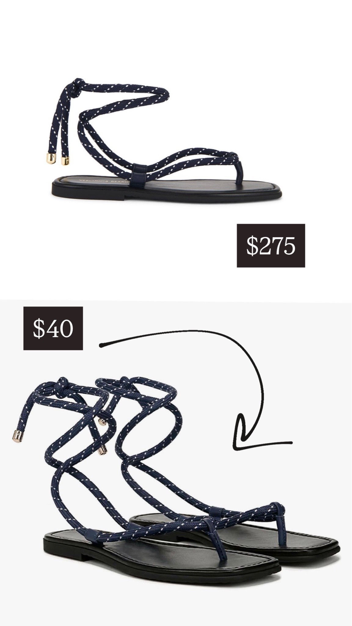Which one you choosing? 👀 

Rope sandal, shoe crush, sandal, navy, lace up sandal

#LTKootd #LTKSaleAlert #LTKSeasonal