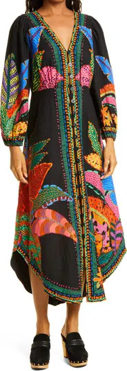 FARM Rio Long Sleeve Maxi Dress | Nordstrom | Nordstrom