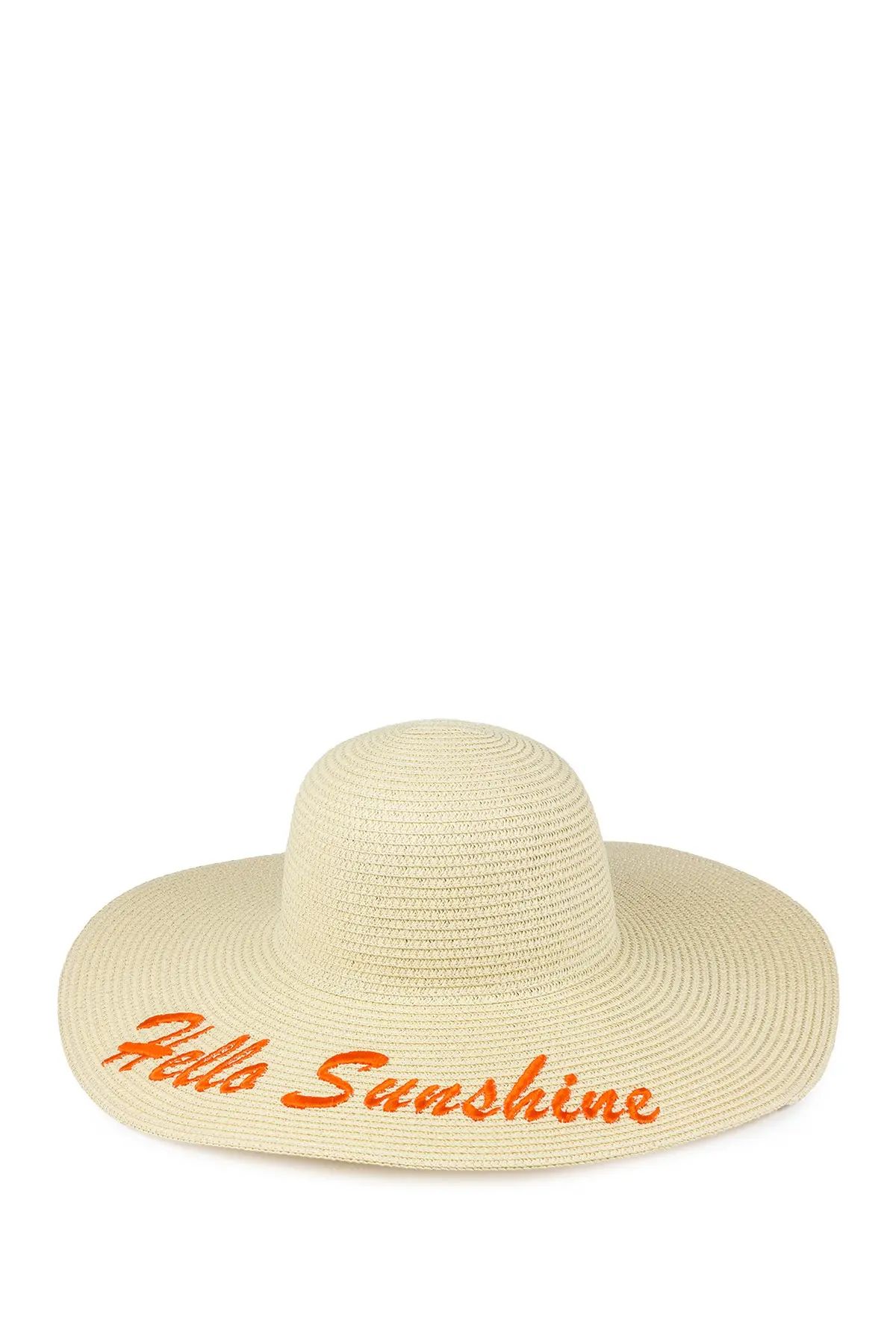 Just Jamie Hello Sunshine Floppy Straw Hat at Nordstrom Rack | Nordstrom Rack