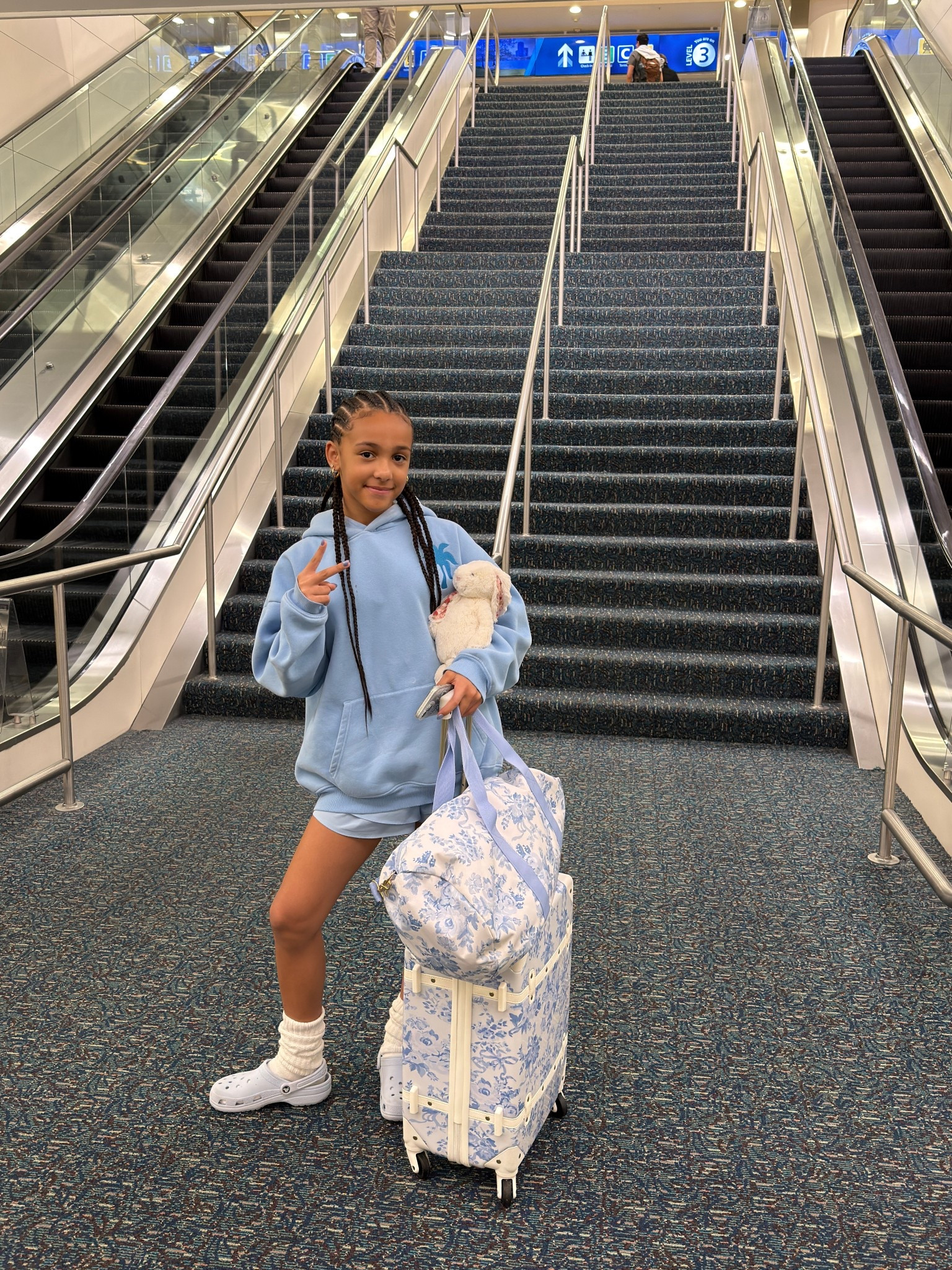 My girl got nonstop compliments on her travel set. Yes, blue is her favorite color 🙂‍↕️

#LTKmomlife #LTKTravel #LTKKids
