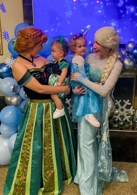 Frozen themed birthday party calls for twinning with Elsa and Anna. The cutest dresses/costumes.

#LTKkids #LTKbaby #LTKfamily