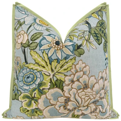 PEONY GARDEN // SPA BLUE | THIBAUT | LITTLE DESIGN LLC