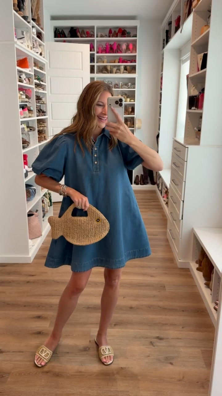 In a small dress, bag, sandals and accessories- fits tts.

#LTKgrwm #LTKSeasonal #LTKootd
