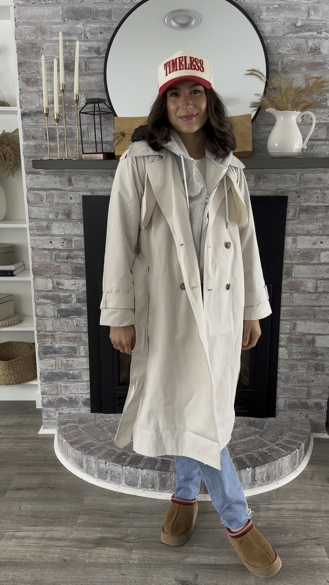 Sharing 30 days of mom outfit ideas you’ll actually want to wear! You definitely don’t have to be a mom to wear them! Just love an elevated casual look. ♥️ Still loving the trucker hat vibe! Plus I added a trench coat to my wardrobe for spring. 

SIZING INFO
• Elevated  Trench Coat - small 
• Ultra High Rise 90s Straight Jean - true to size
• Sinch Smooth Willow T-Shirt - size up for longer length
• Essential Ribbed Sunday Hooded Full-Zip - small
• Ugg tazz - true to sizee

The perfect mom outfit, jeans outfit, mom outfit idea, casual outfit idea, Abercrombie outfit, ugg tazz outfit, style over 30, trench outfit, winter outfits, Abercrombie jeans

#momoutfit #momoutfits #dailyoutfits #dailyoutfitinspo #whattoweartoday #casualoutfitsdaily #momstyleinspo #abercrombie #springoutfit


#LTKfindsunder50 #LTKfindsunder100 #LTKstyletip