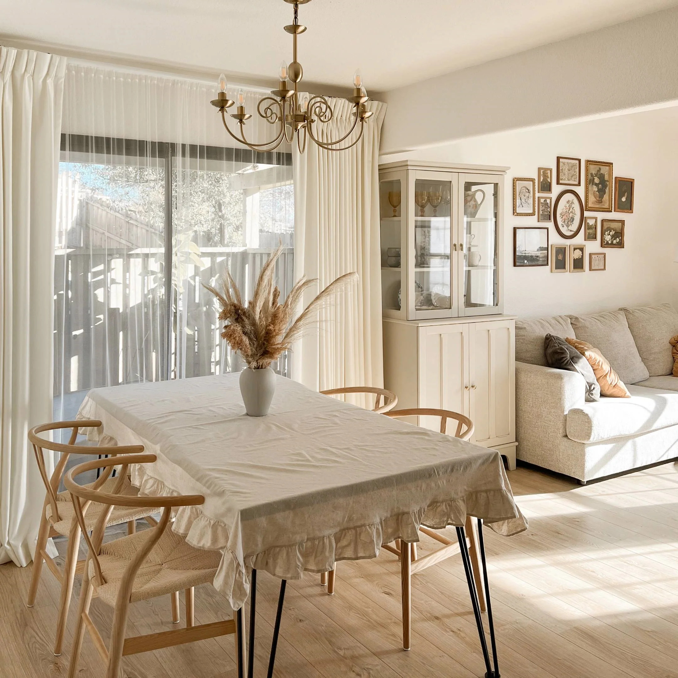 Lena Luxury Linen Pleated Drapery| Cozyology Curtains | Cozyology