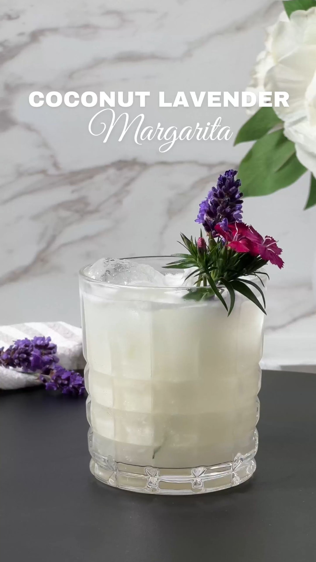 Coconut lavender margarita
Follow me on Instagram at @QueenBeeMixology for all my recipes or visit www.queeniemixology.com 