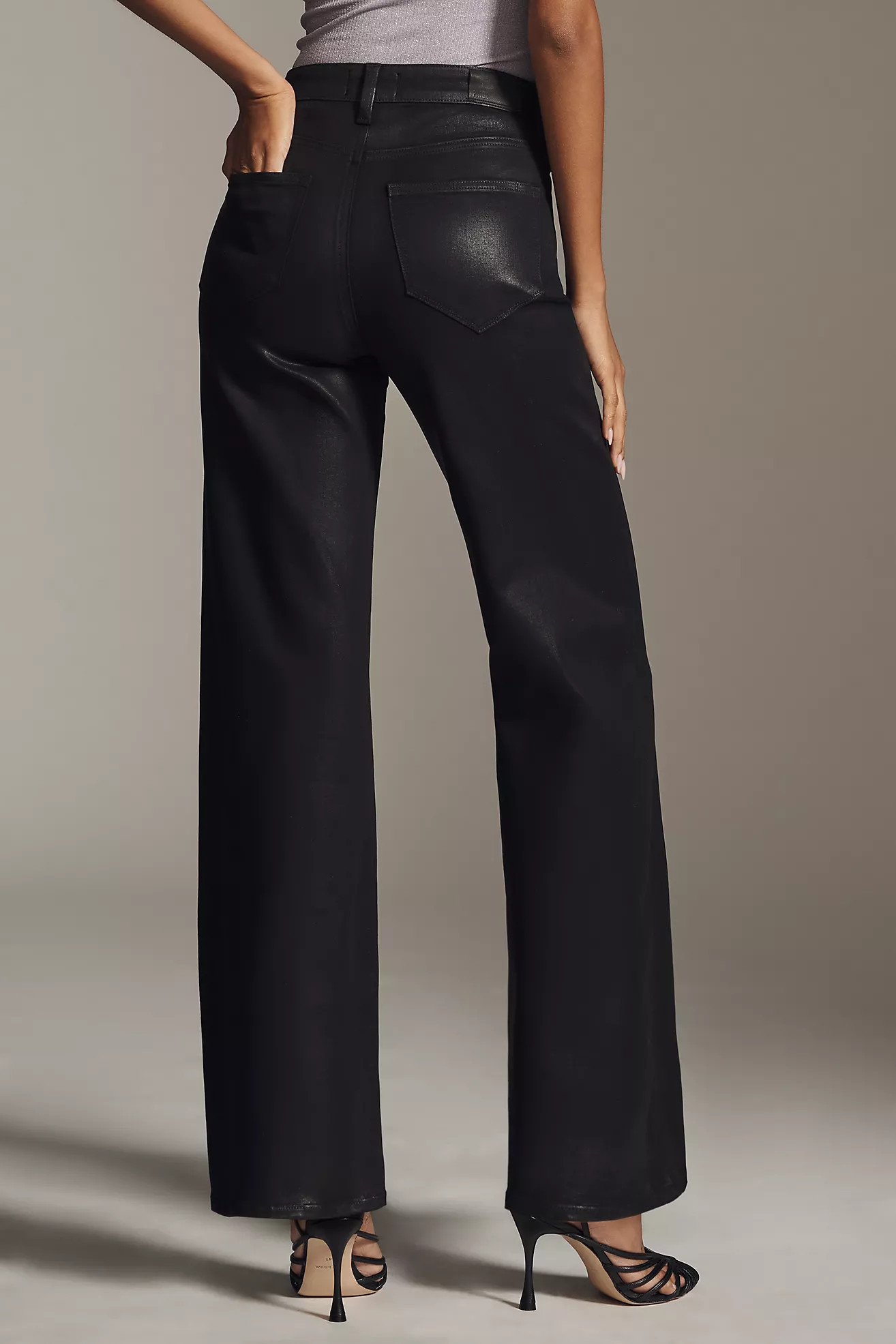 PAIGE Anessa High-Rise Wide-Leg Jeans | Anthropologie (US)