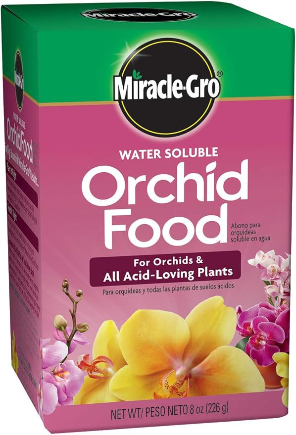 Miracle-Gro Water Soluble Orchid Food, Plant Fertilizer, 8 oz. | Amazon (US)