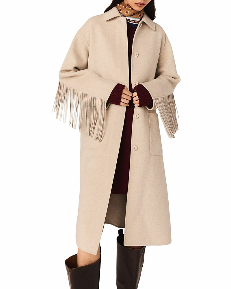 Maje Fringe Coat | Bloomingdale's (US)