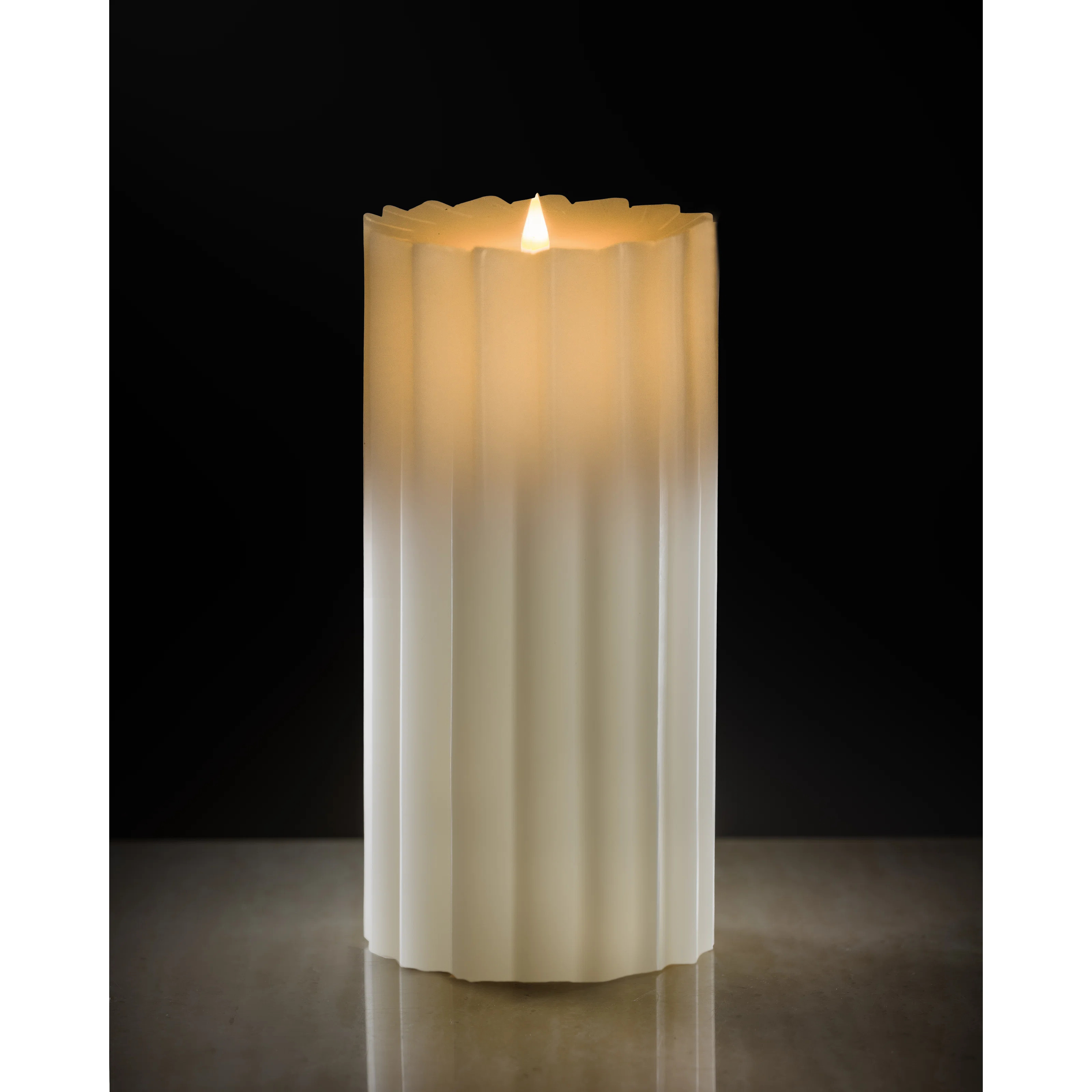 Symple Stuff Sutton Real Wax Flickering Flameless Battery Powered LED Pillar Candle & Reviews | W... | Wayfair North America