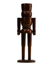 24In Oversized Wooden Nutcracker | TJ Maxx