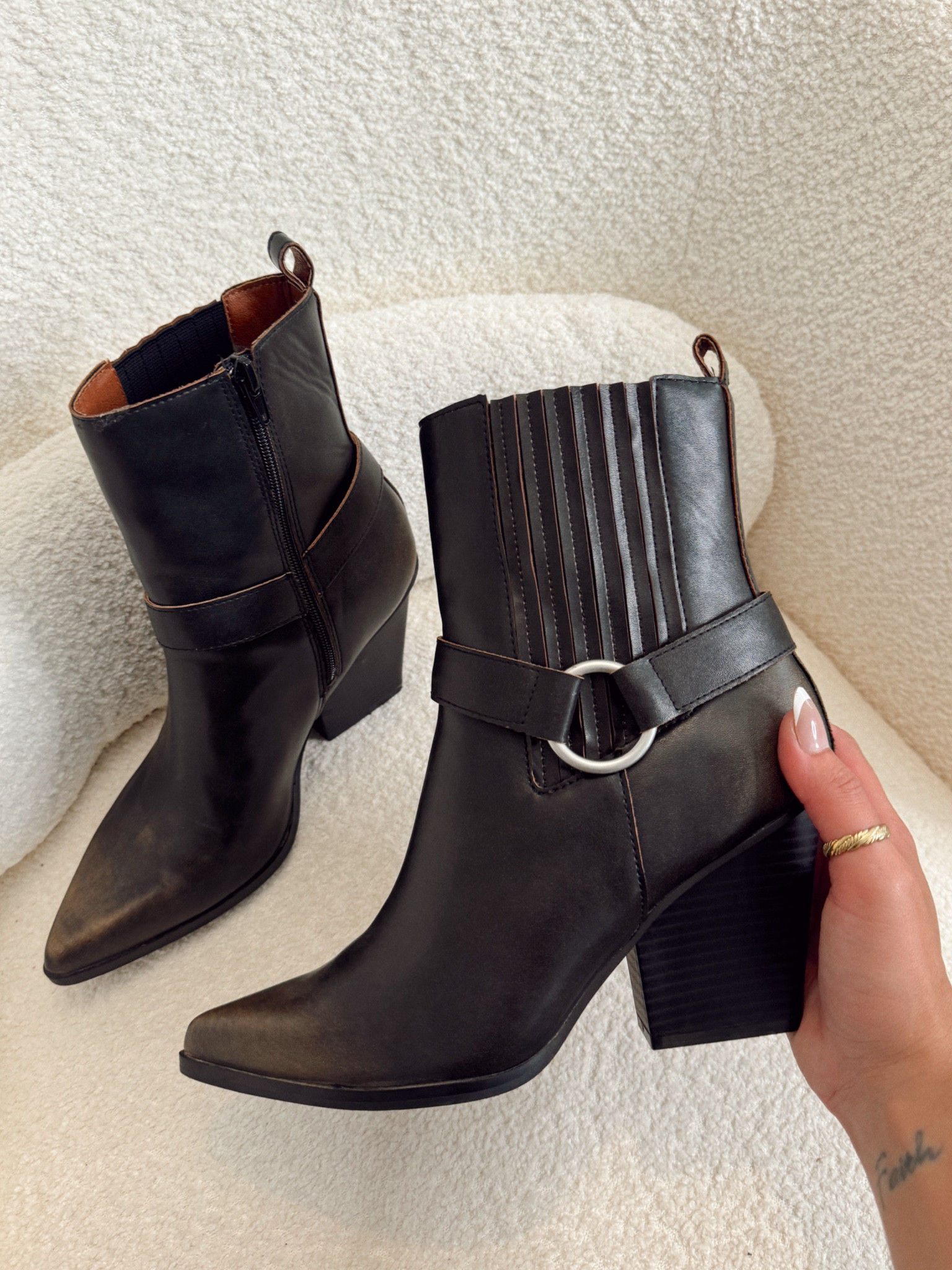 New vintage looking brown/black buckle booties for Fall/winter from Vici! Use code ASHLEYBEARY30 for 30% off! 

#LTKStyleTip #LTKShoeCrush #LTKFindsUnder100