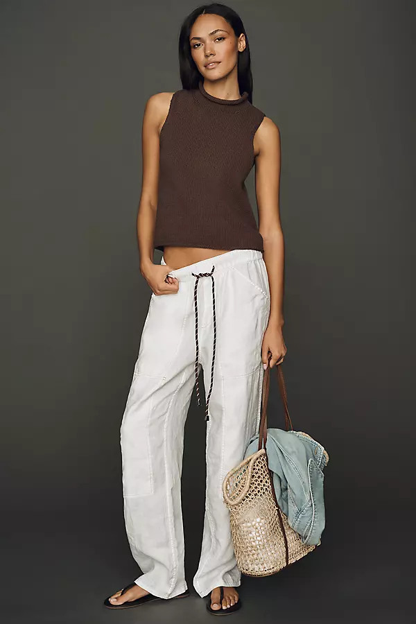 Atlas 100% Linen Utility Pants | Anthropologie (US)