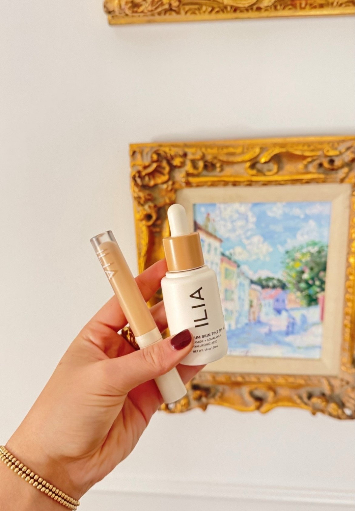 The best skin tint and concealer, and the best part… it’s paraben and talc free! Your skin will thank you! 🤗

Makeup tutorial 
Nontoxic 
Ilia beauty