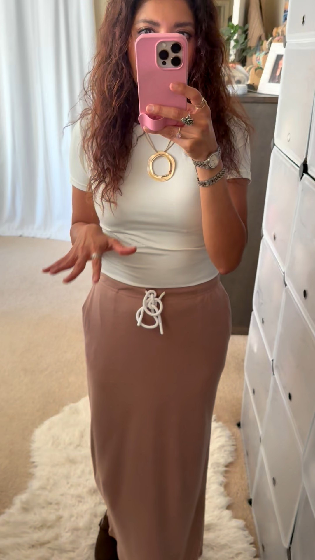 This two-piece set is seriously one of my favorites this season! The quality is amazing — buttery soft fabric, cozy pullover with a hoodie, and a long skirt with pockets! 🙌 I’m wearing size XS and love it so much I own it in two other colors. Perfect for lounging, errands, or a casual chic day out 🍂🤍
Clogs 38% off code MW35RGSB until 12/31/2025


two piece set, matching set, skirt set, cozy outfit, fall outfit, casual chic, lounge set, hoodie set, skirt with pockets, buttery soft set, everyday outfit, fall fashion, neutral outfit, comfy chic, pullover set, long skirt outfit, travel outfit, weekend outfit, soft fabric set, outfit inspo, minimalist fashion

#LTKSeasonal #LTKmomlife 

#LTKootd