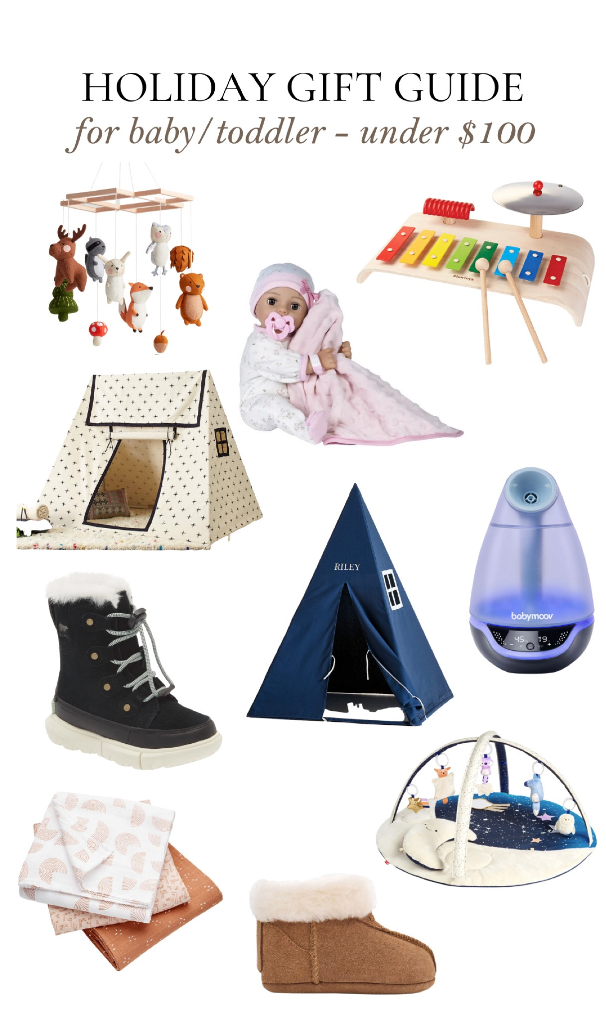 Gift guide - for baby/toddler under $100