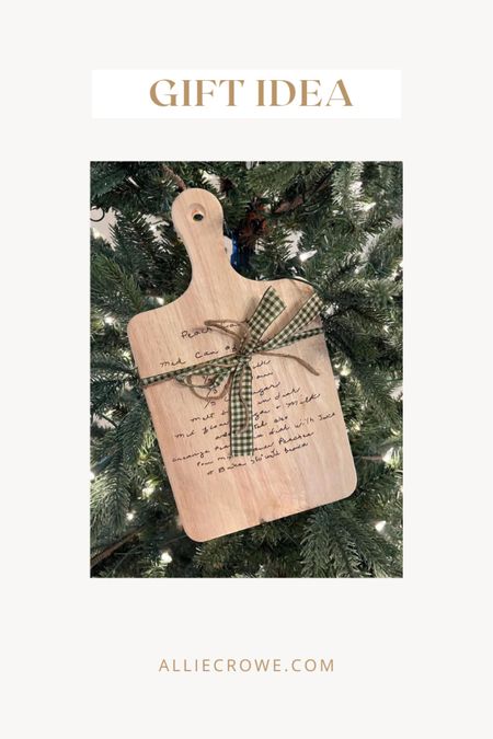 A great personal gift idea! Add a favorite family recipe to this board for an easy gift idea!
#recipeboard #giftideas #giftsforgrandparents

#LTKsalealert #LTKGiftGuide #LTKCyberWeek