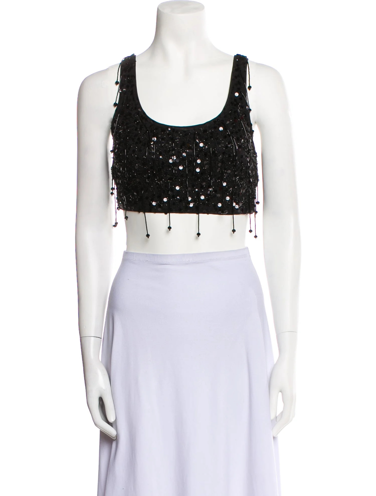 Scoop Neck Sleeveless Crop Top | The RealReal