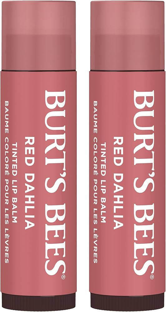 Burt's Bees Lip Tint Balm with Long Lasting 2 in 1 Duo Tinted Balm Formula, Color Infused with De... | Amazon (US)