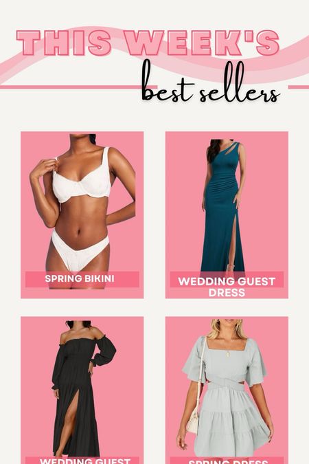 This week’s best sellers! Target bikinis, wedding guest dresses, summer dress

#LTKswim #LTKfindsunder100 #LTKSeasonal