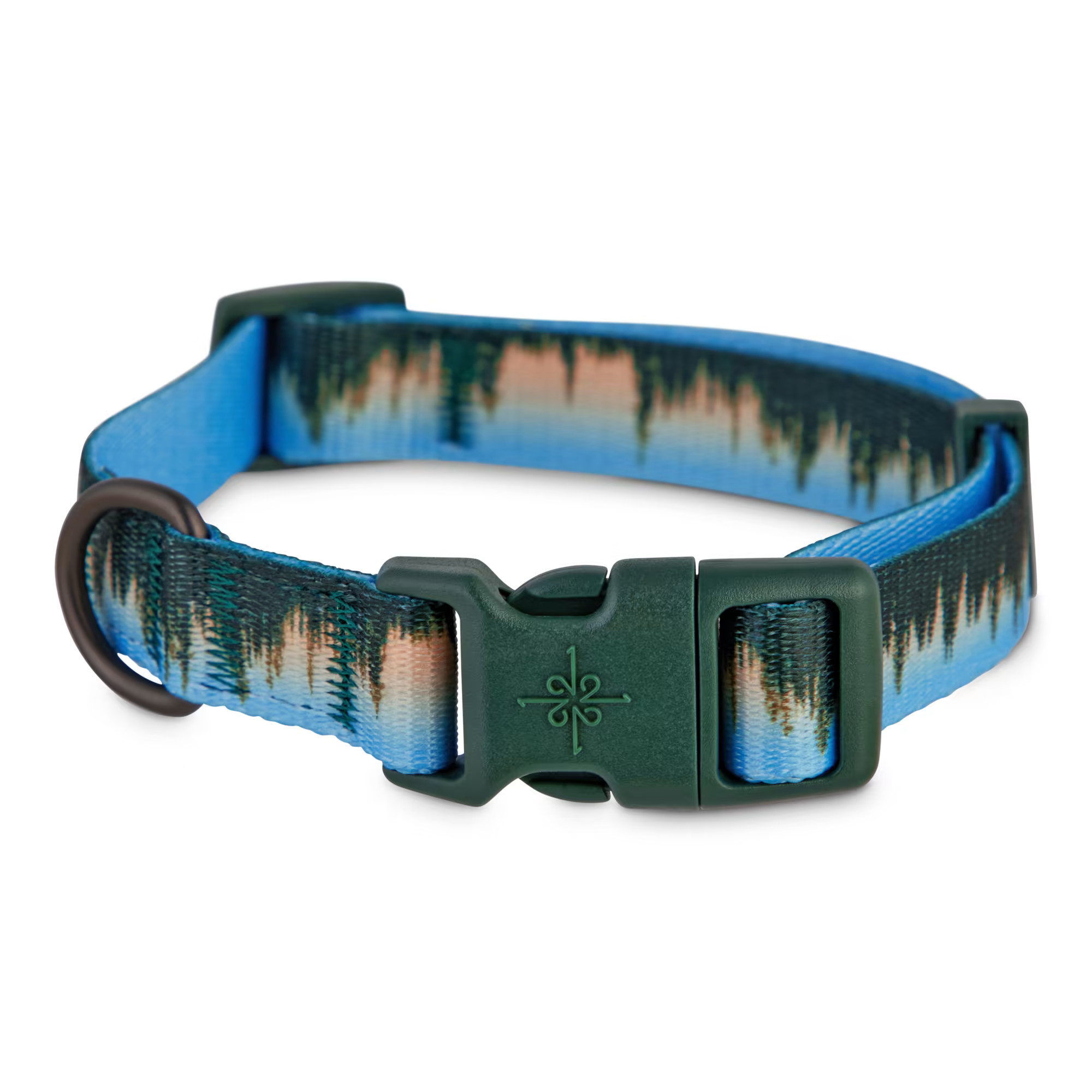 YOULY The Trailblazer Forest-Print Dog Collar, Medium | Petco