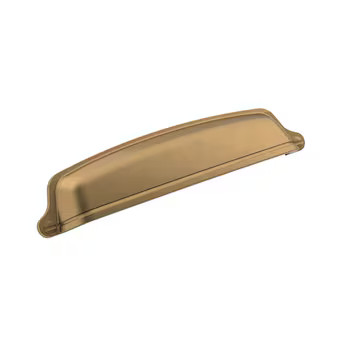 Amerock Stature 5-1/16-in Center to Center Champagne Bronze Rectangular Cup Drawer Pulls | Lowe's
