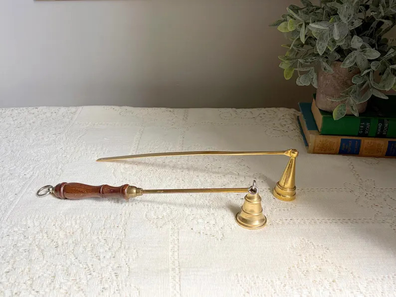 Choice: Vintage Brass Candle Snuffers - Etsy | Etsy (Global)
