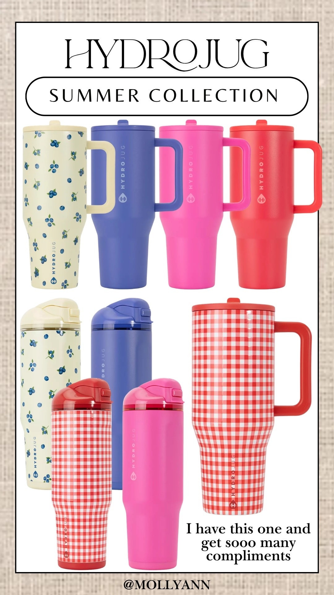 Hydrojug newest summer collection that I’m OBSESSED with

#LTKfitnessgoals #LTKselfcare #LTKmomlife