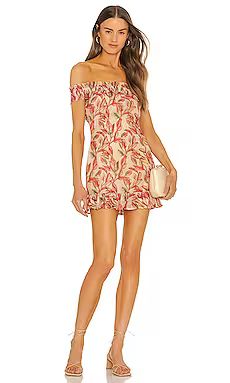 Lovers and Friends Bosworth Mini Dress in Emory Tropical Print from Revolve.com | Revolve Clothing (Global)