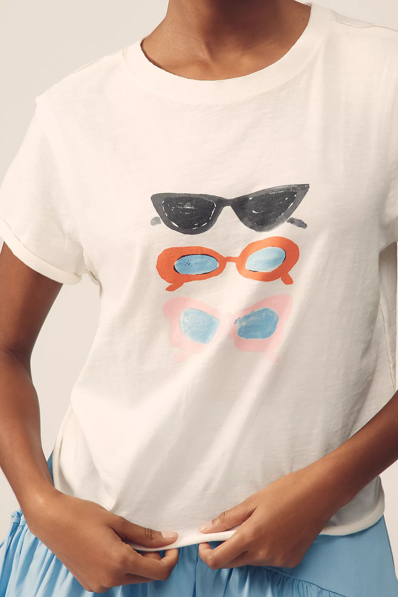 Phthalo Ruth x Anthropologie Sunglasses Graphic Tee | Anthropologie (US)
