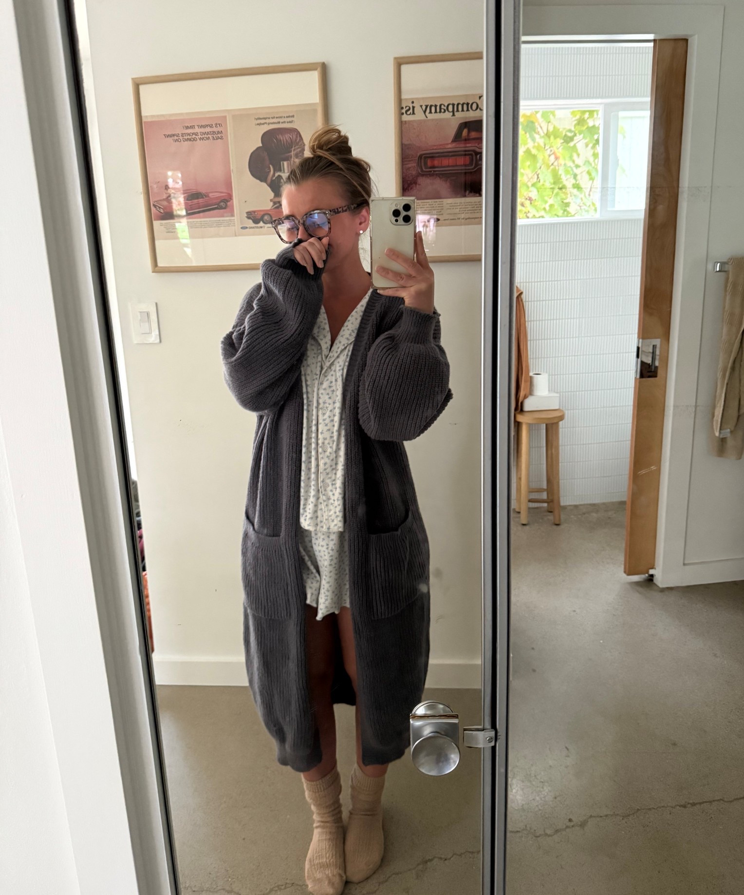 this pajama set has stolen my heart! just ordered it in navy & the cream mistletoe as well 😍

did a size large to keep it comfy! would recommend sizing up if you're in between sizes, a little thicker & just want comfort 

#LTKSaleAlert #LTKHoliday #LTKSeasonal