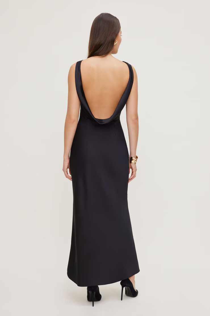 Nora Satin Maxi Slip Dress | Dynamite Clothing