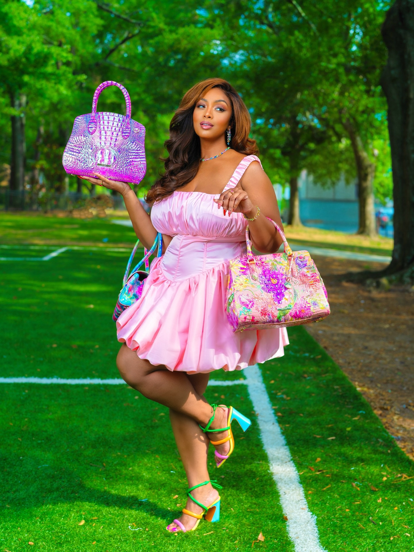 Bag Lady 💁🏽‍♀️ but only because i deserves options … (and I couldn’t choose )😅
💞Delicate, not weak. Quiet, not lost. Soft, not small.
This July has been an epic one! Full of growth, fun, knowledge and intentionality. As this Summer creeps to the end I’m going to enjoy every last bit of color, vibrance, short dresses and sunshine! These bags have me in a chokehold! My collection is growing quickly 👀

Comment “Bye July” and I’ll DM the details 🫶🏾

Captured like a dream by the incomparable @gawdsvision 📸

#LTKItBag #LTKPlusSize #LTKBeauty