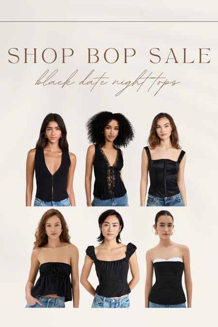 Shop bop sale! Black date night tops!

#LTKsalealert #LTKstyletip
