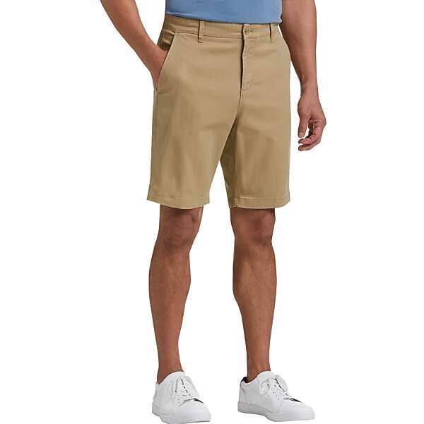 Joseph Abboud Men's Tan Modern Fit Shorts - Size: 40W | The Men's Wearhouse