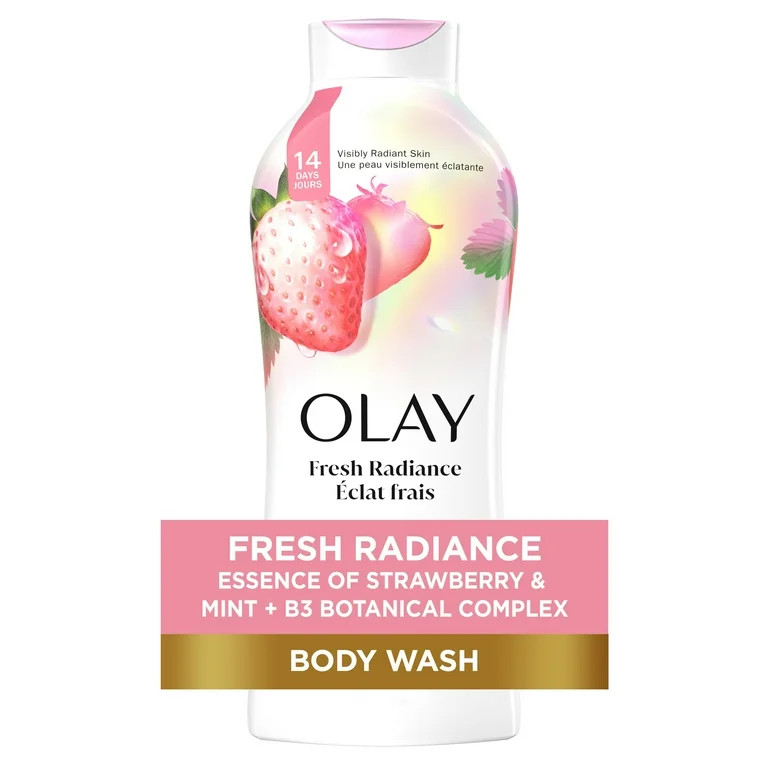 Olay Fresh Outlast Women's Body Wash, White Strawberry & Mint, 22 fl oz | Walmart (US)